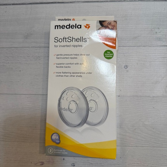 Medela soft shells Breast Shells for Inverted Nipples NEW - Picture 1 of 5